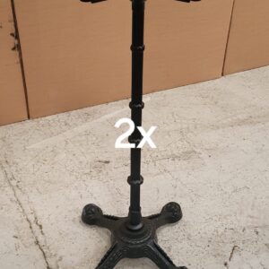 Poseur base in black bistro style px23