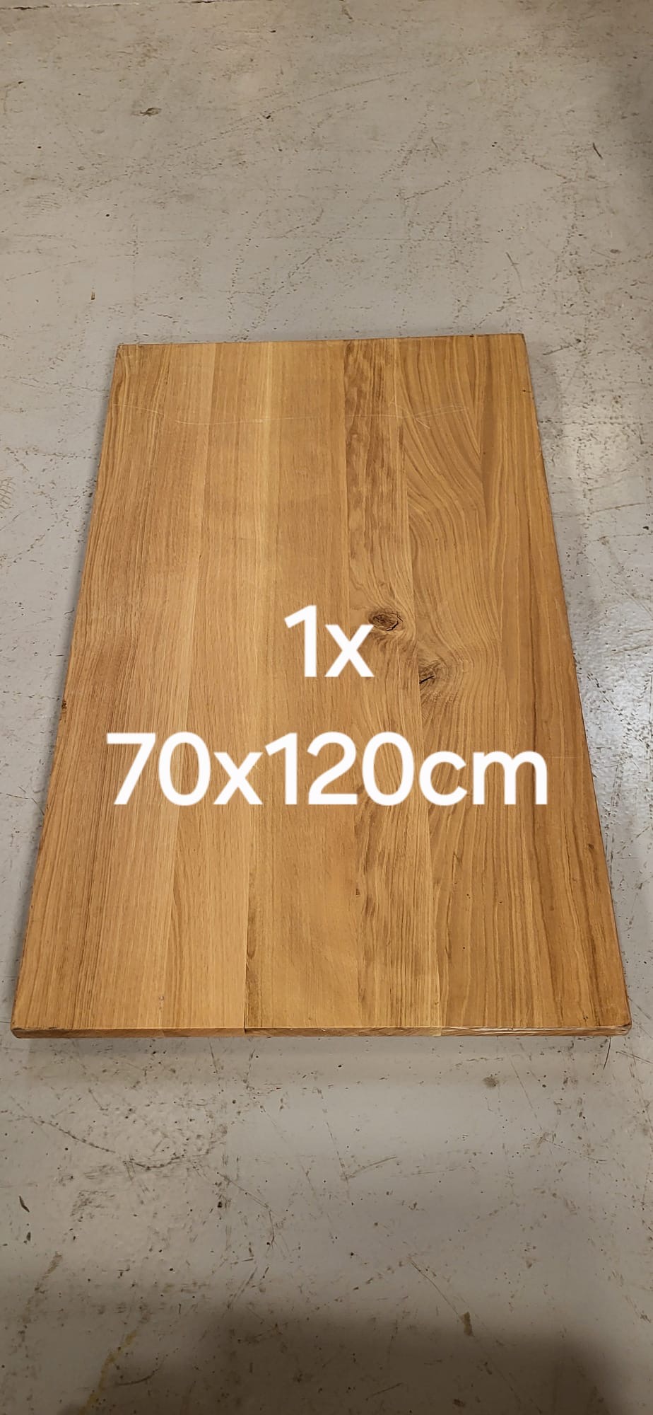 Character oak 1200 x700mm table top