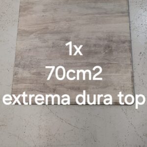 Extrema dura top 700 x 700mm Grey slate effect