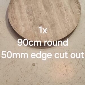 900mm Round Table Top 50mm edge light colour