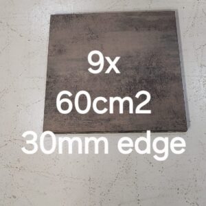 Square Table Top 600 x 600mm 30mm drop down (Dark Grey)"final reduction £20.00ea"