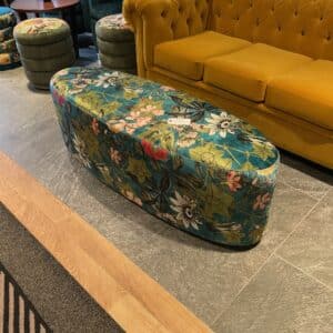 Leaf Pouf Upholstered, £200 X In Stock
