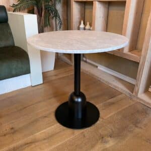 CARRERA MARBLE TABLE TOP 800 DIAMETER WITH BULLET BASE, £100 X 1 In Stock