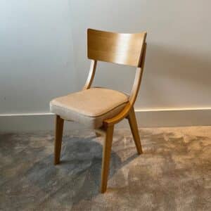 oak framed dining chair Showroom sample