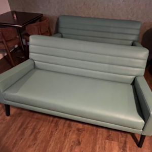 TURQUOISE BRIGHT SMOOTH, 3-SEATER X2, HARRIET CLEARANCE