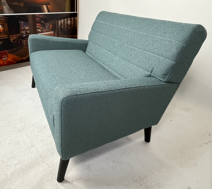 Turquoise Fabric 2-SEATER X2, HARRIET CLEARANCE