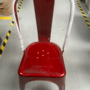 V3DC-Tolix Chairs, Red, £15 x1 In Stock